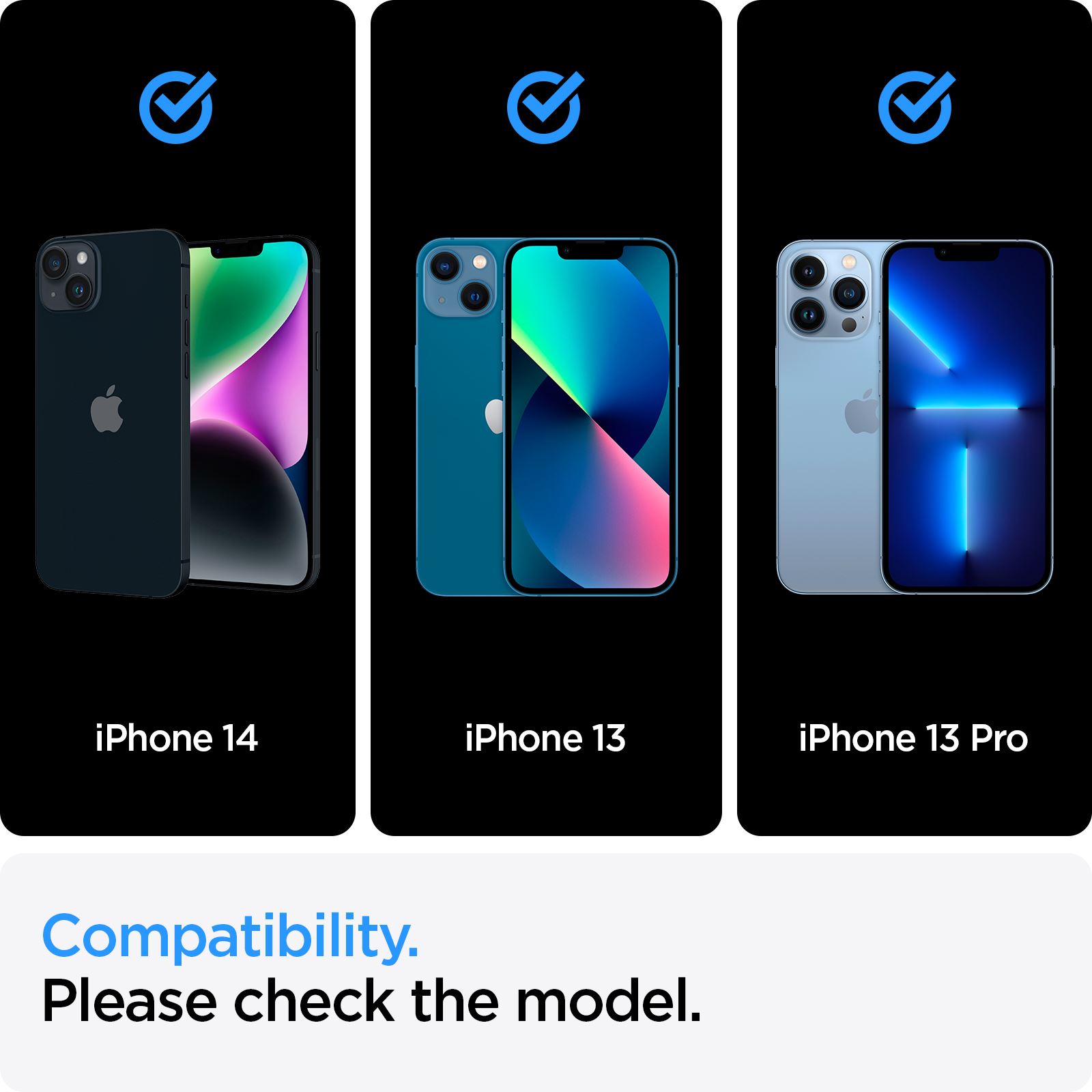 Spigen Glass tR AlignMaster HD 1 Pack, FC black - iPhone 14/13 Pro/13 (6)