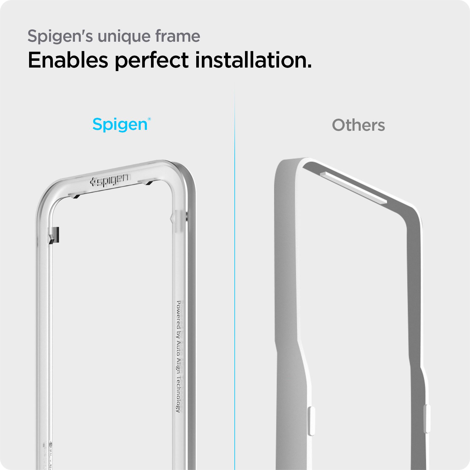 Spigen Glass tR AlignMaster HD 1 Pack, FC black - iPhone 14/13 Pro/13 (8)