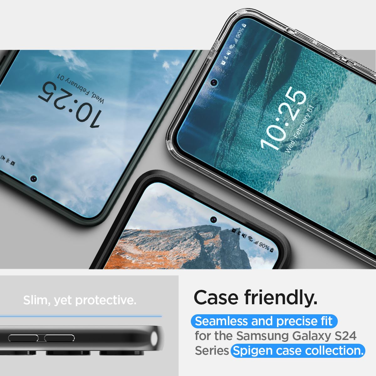 Spigen Neo Flex Solid HD Transparency 2 Pack - Samsung Galaxy S24+ (15)