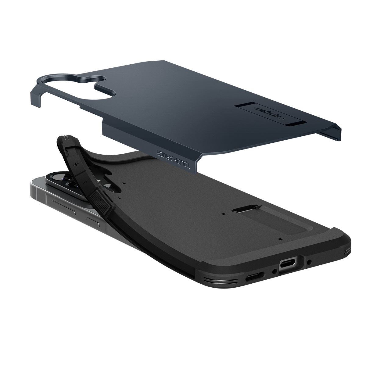 Spigen Tough Armor, metal slate - Samsung Galaxy A56 5G (11)