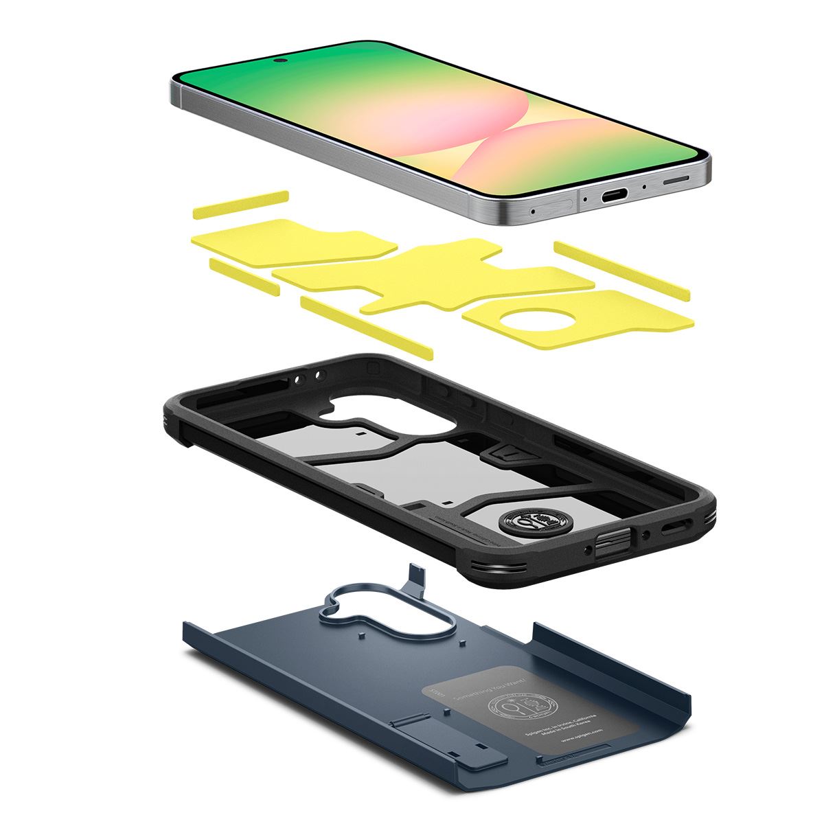 Spigen Tough Armor, metal slate - Samsung Galaxy A56 5G (7)