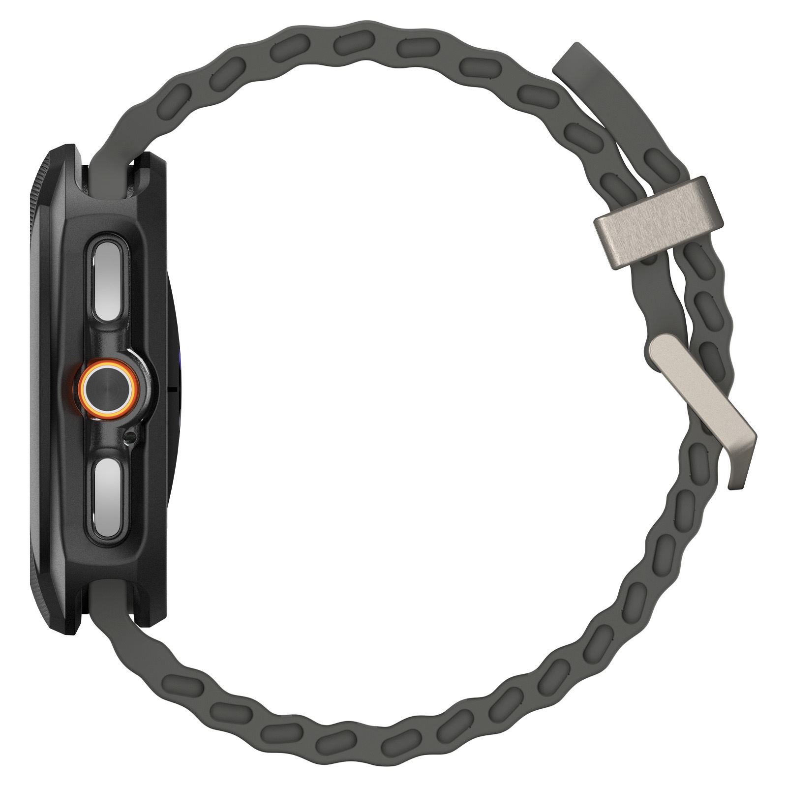 Spigen Liquid Air, matte black - Samsung Galaxy Watch 8 Classic (46mm) (4)