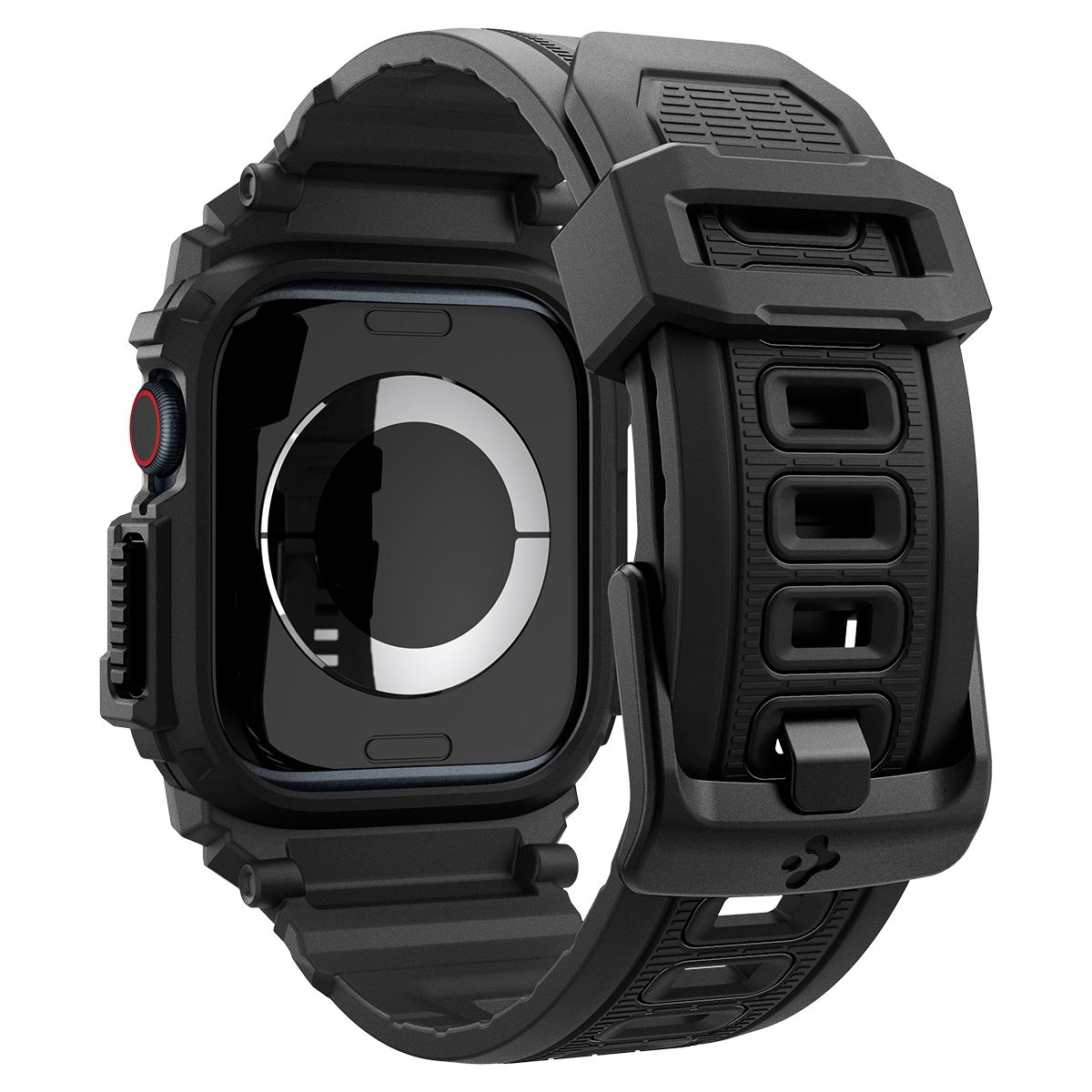 Spigen Rugged Armor Pro, matte black - Apple Watch 10 46mm (2)