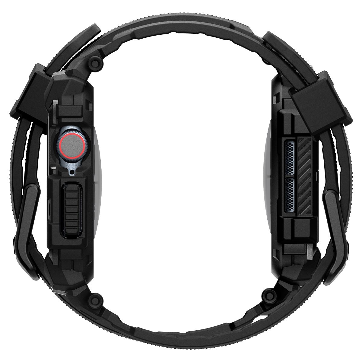 Spigen Rugged Armor Pro, matte black - Apple Watch 10 46mm (3)