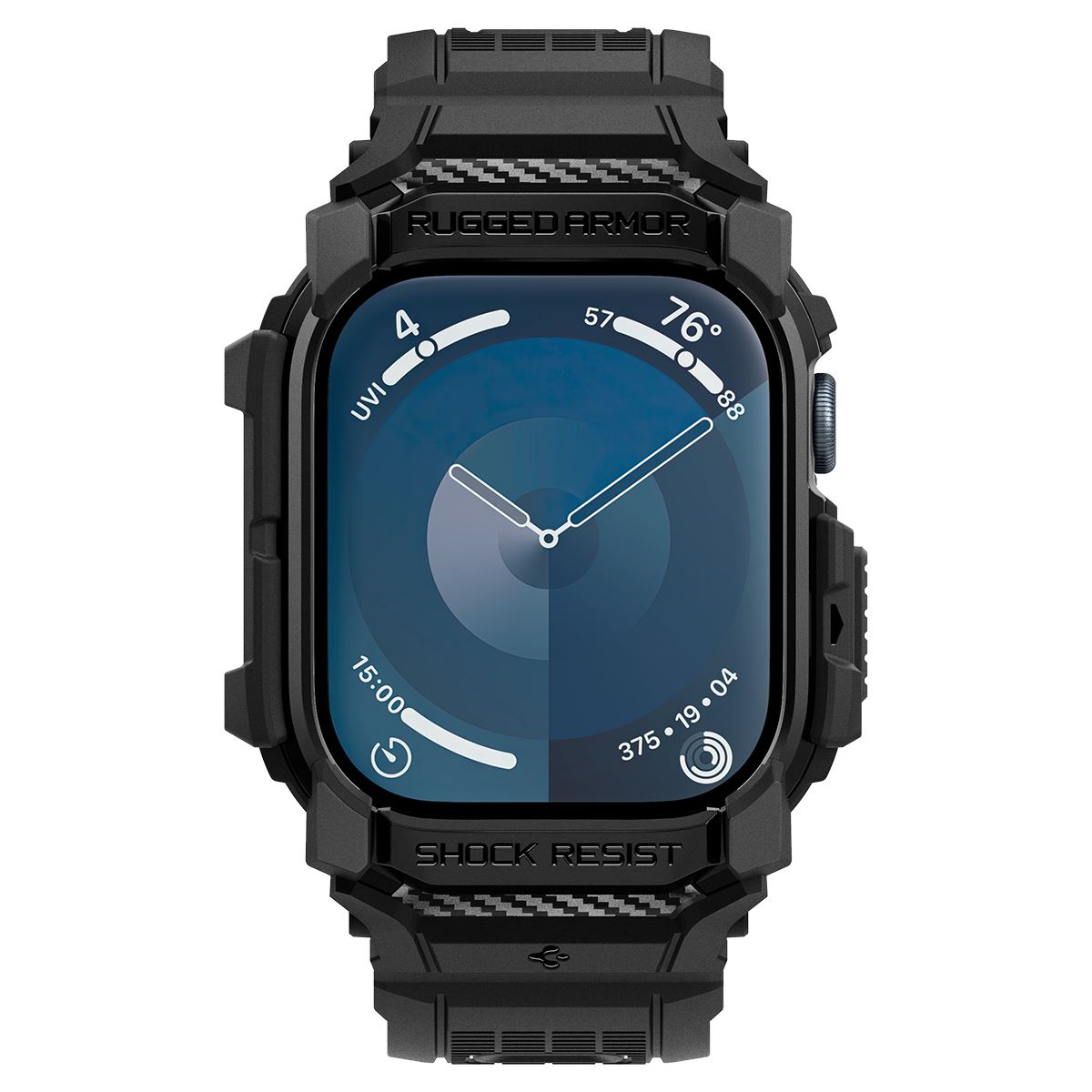 Spigen Rugged Armor Pro, matte black - Apple Watch 10 46mm (4)