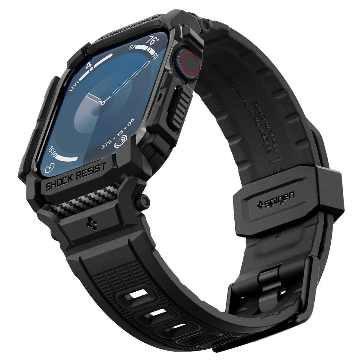 Spigen Rugged Armor Pro, matte black - Apple Watch 10 46mm (6)