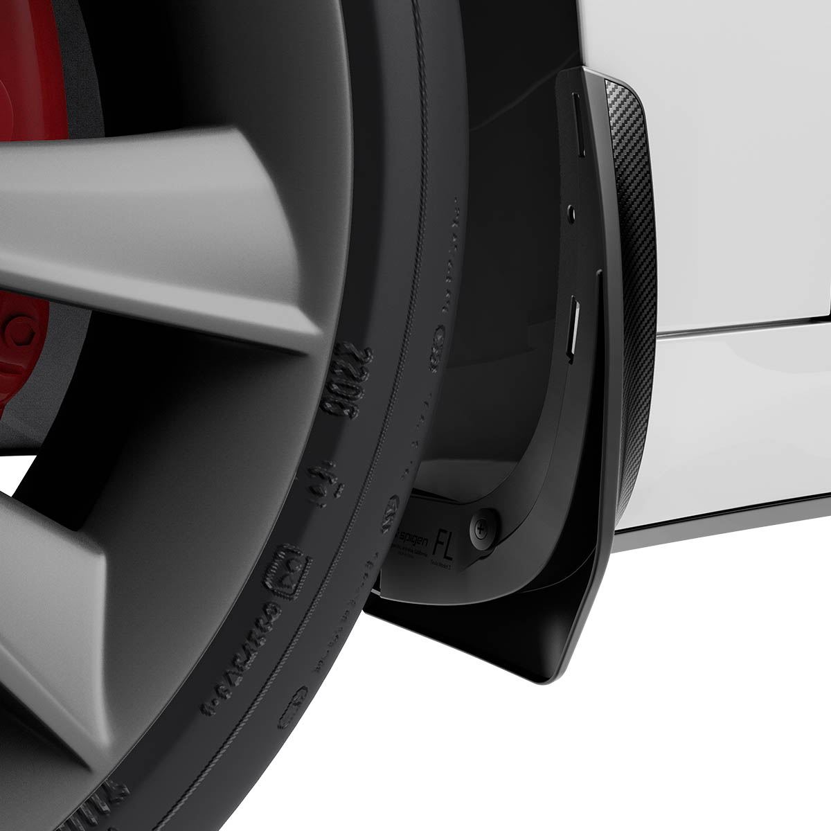 Spigen Tesla Mud Flaps, black - Tesla Model 3 (9)