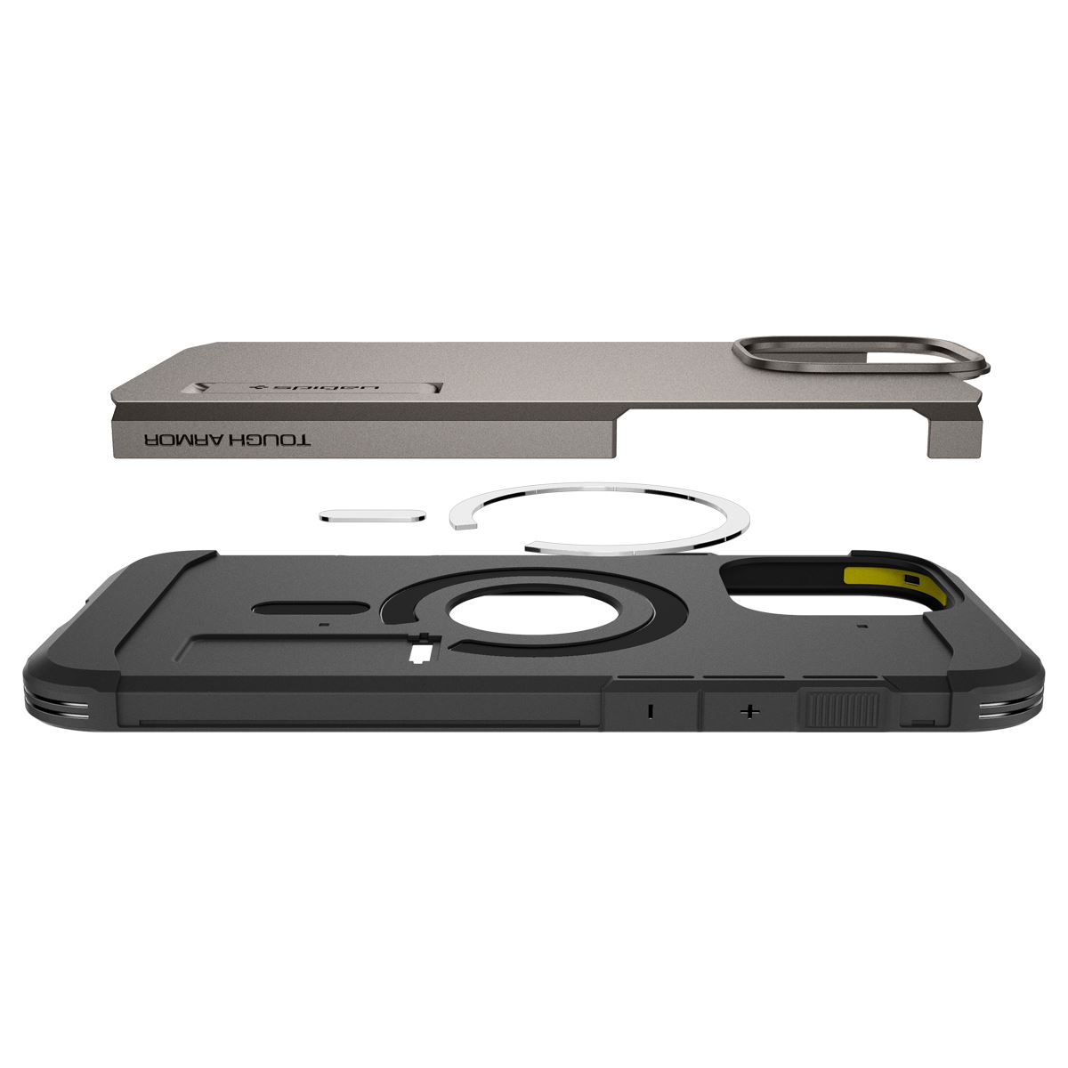 Spigen Tough Armor MagSafe, gunmetal - iPhone 16 Pro (6)