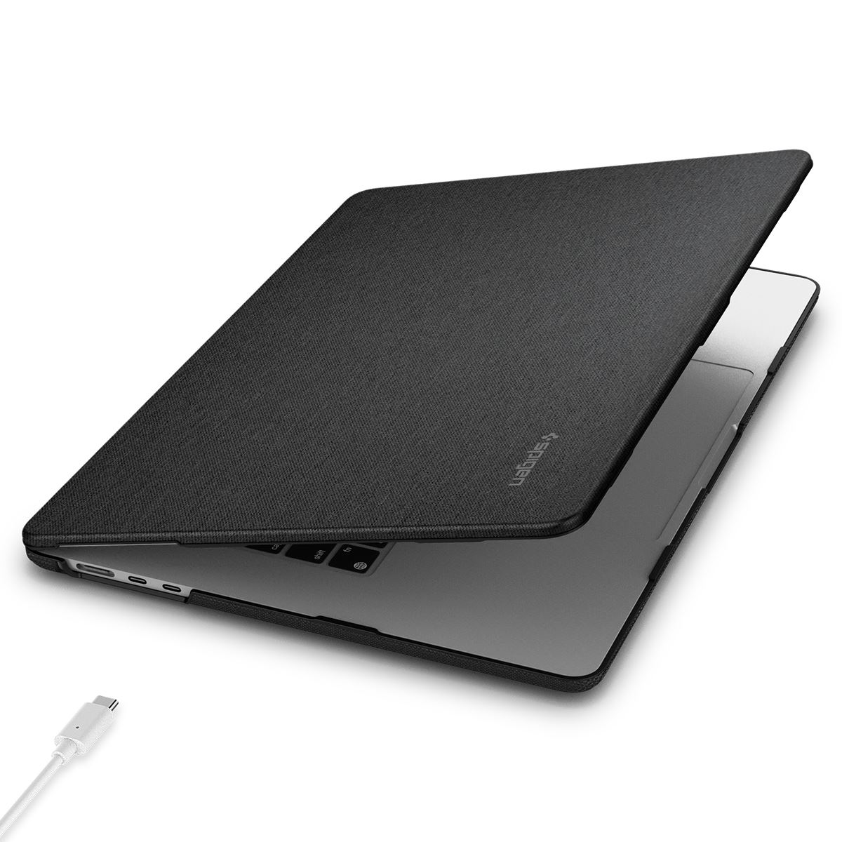 Spigen Urban Fit, heather gray - Macbook Air 15" M4 2025/M3 2024/M2 2023 (7)