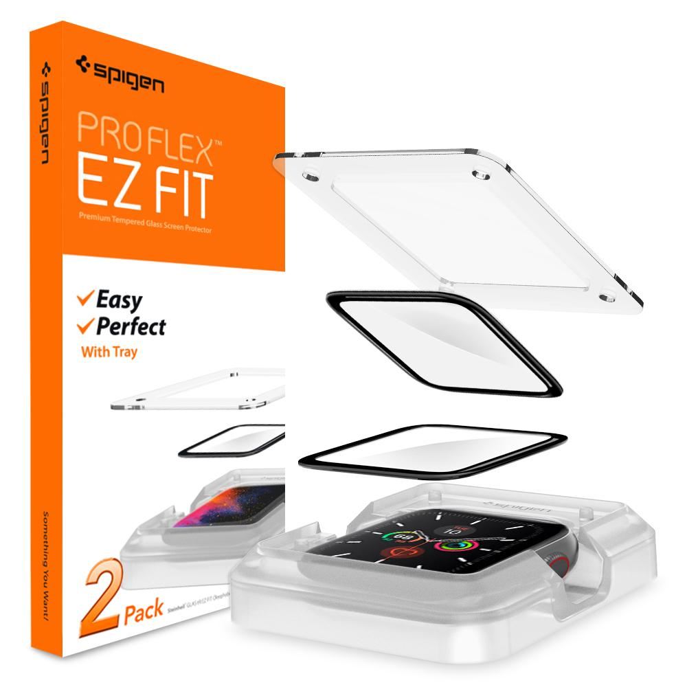 Spigen Pro Flex EZ Fit 2 Pack - Apple Watch SE 2022/6/SE/5/4 (44 mm) (1)