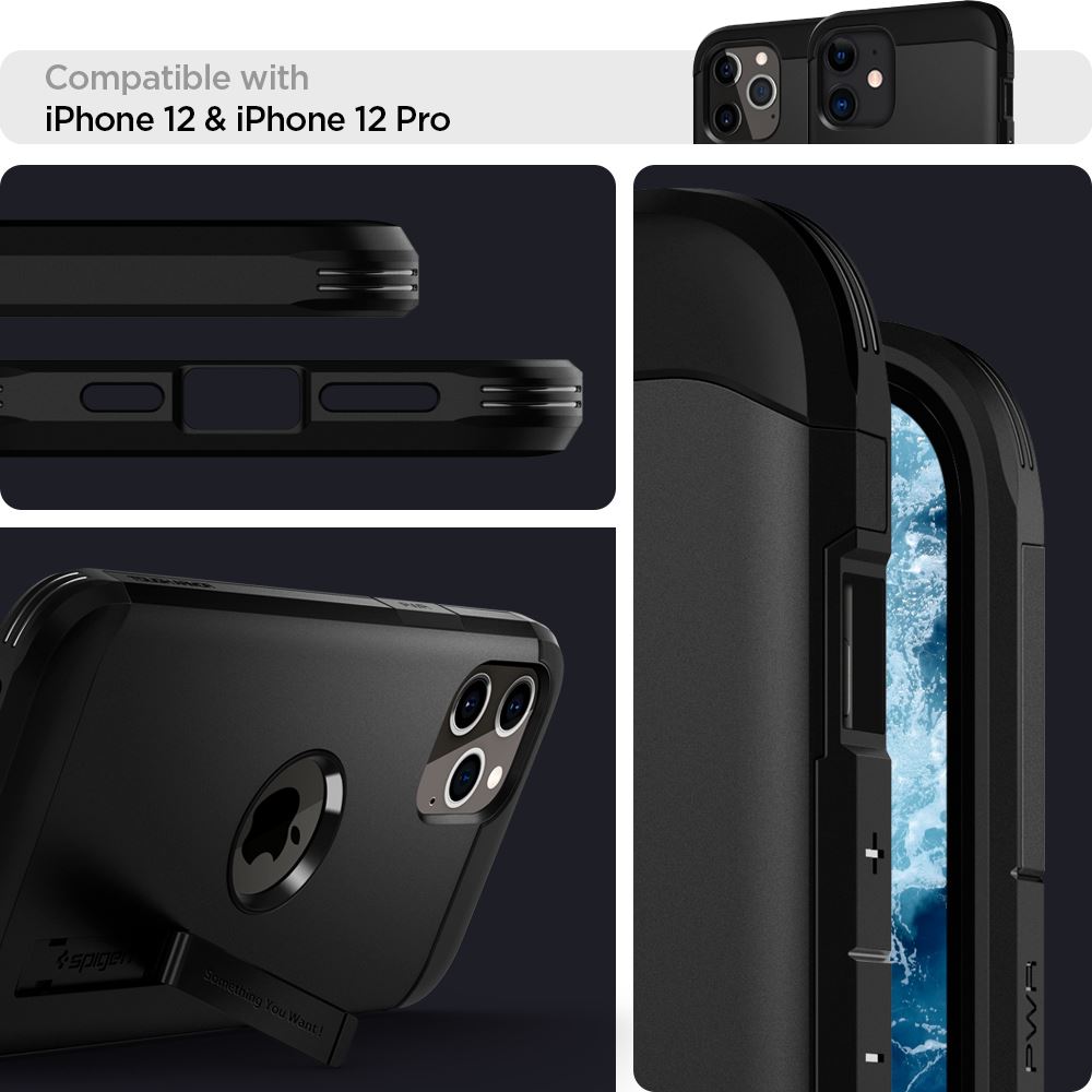 Spigen Tough Armor, black - iPhone 12/Pro (7)