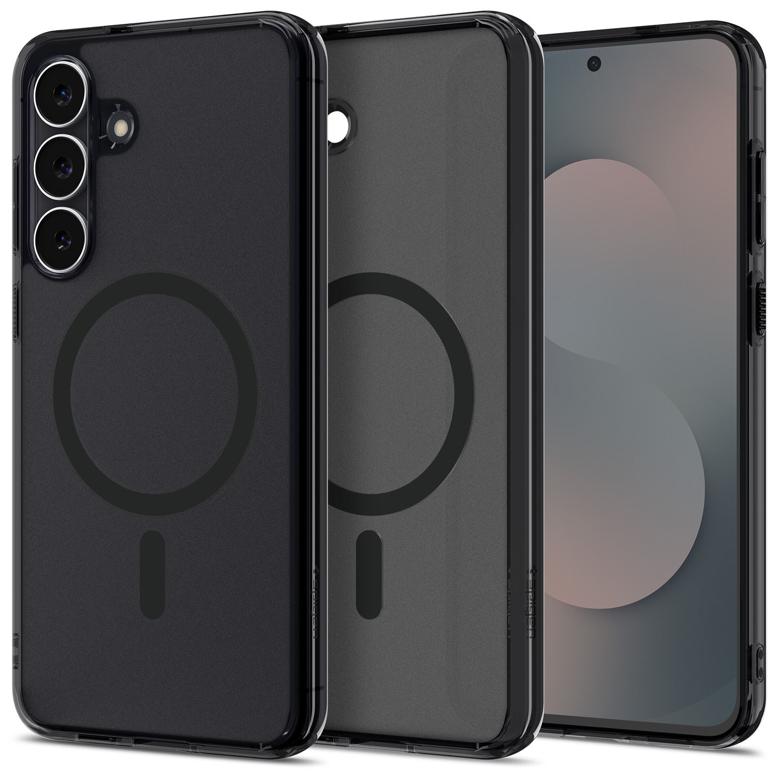 Spigen Ultra Hybrid MagSafe, frost black - Samsung Galaxy S25 FE (1)