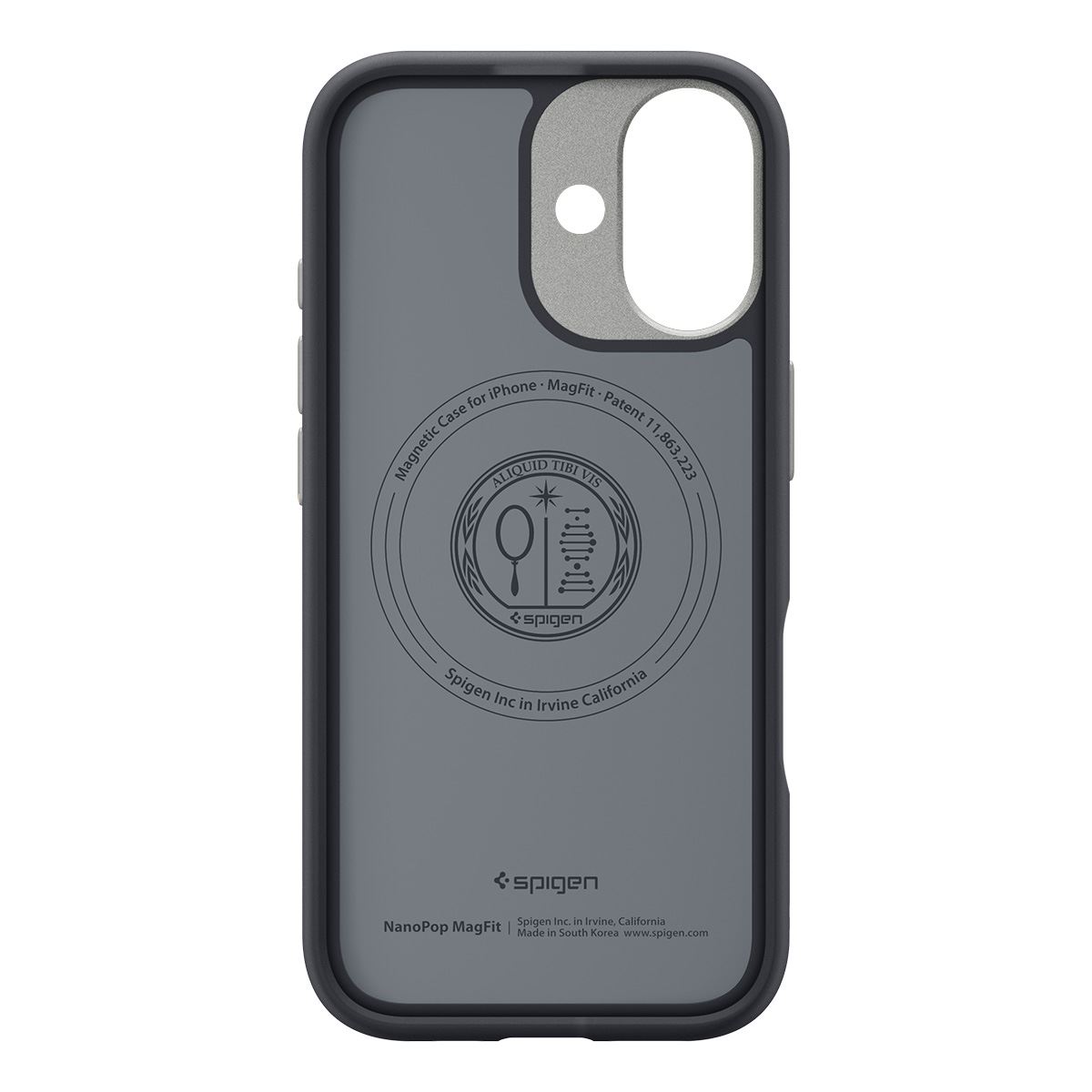 Spigen Nano Pop MagSafe, black sesame - iPhone 17 (3)