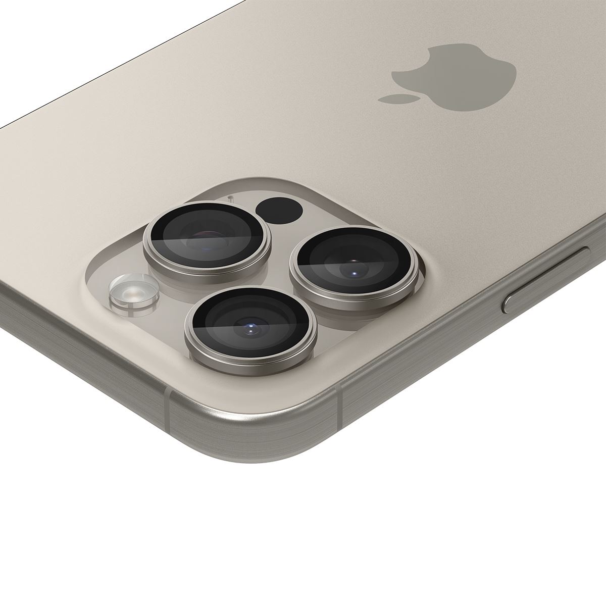 Spigen Glass tR EZ Fit Optik Pro 2 Pack, nature tita - iPhone 16/15 Pro/ 16/15 Pro Max (5)