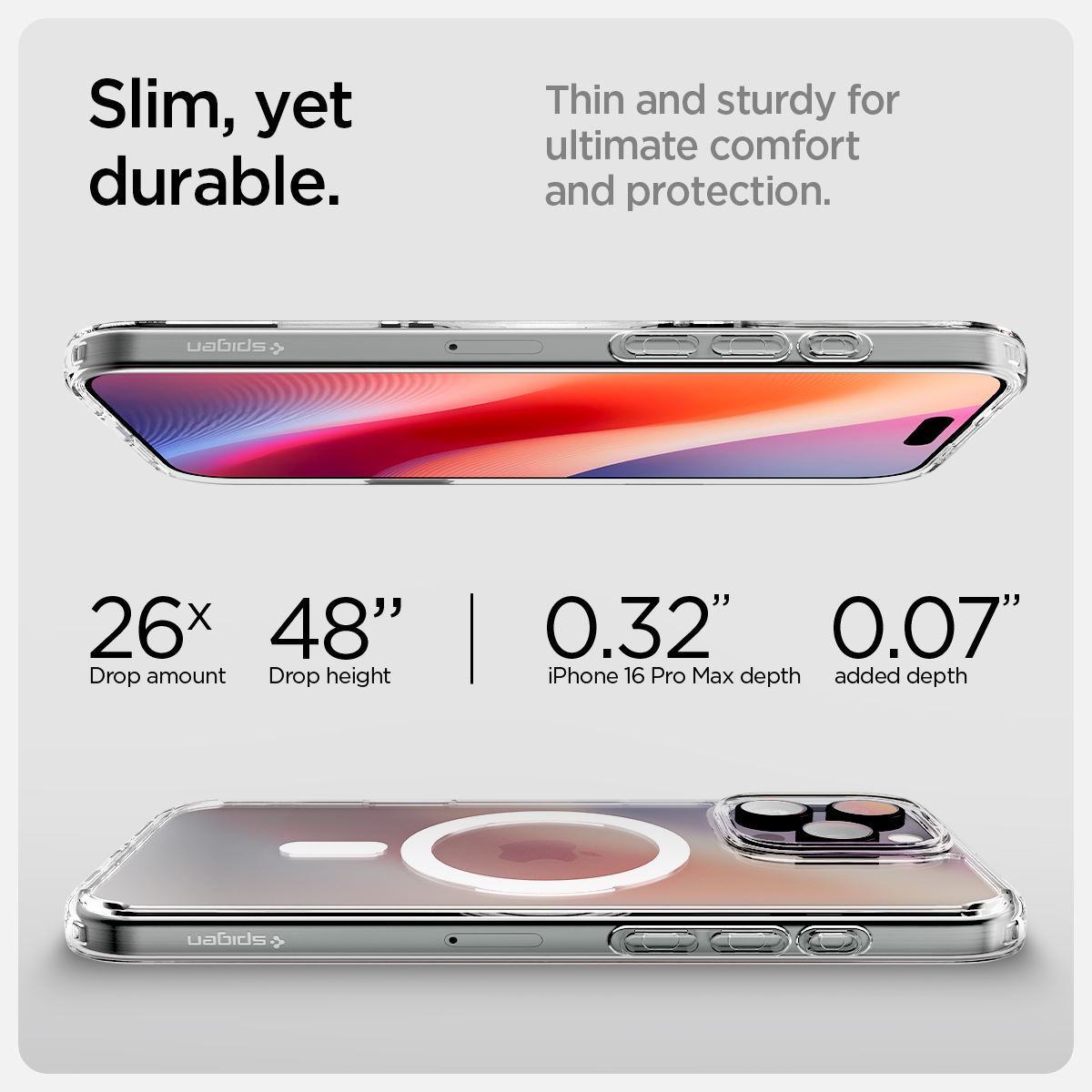 Spigen Ultra Hybrid T MagSafe, white - iPhone 16 Pro Max (14)
