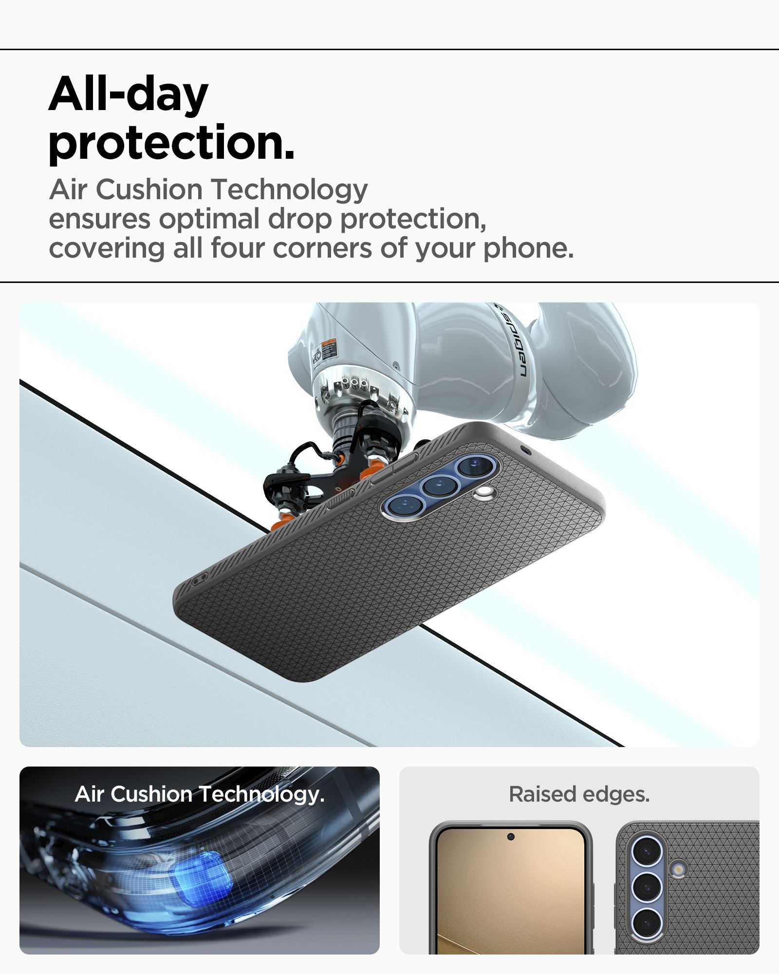 Spigen Liquid Air, marble gray - Samsung Galaxy S25+ (17)