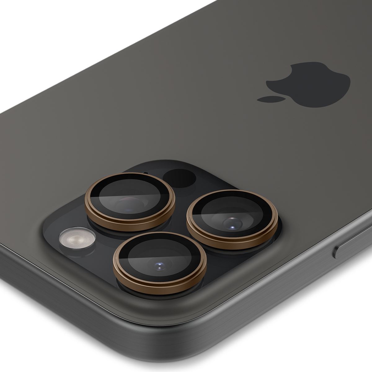 Spigen Glass tR EZ Fit Optik Pro 2 Pack, desert titanium - iPhone 17/16 Pro / 17/16 Pro Max (6)