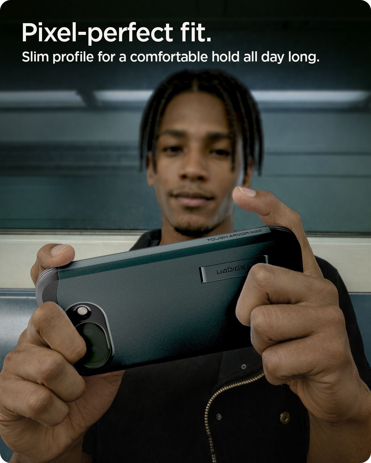 Spigen Tough Armor MagSafe, abyss green - Google Pixel 10a (16)