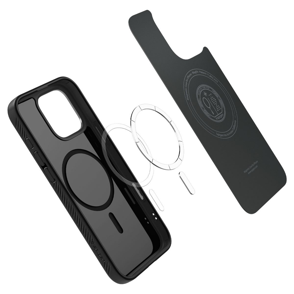 Spigen Liquid Air T MagSafe, matte black - iPhone 16 Pro (7)