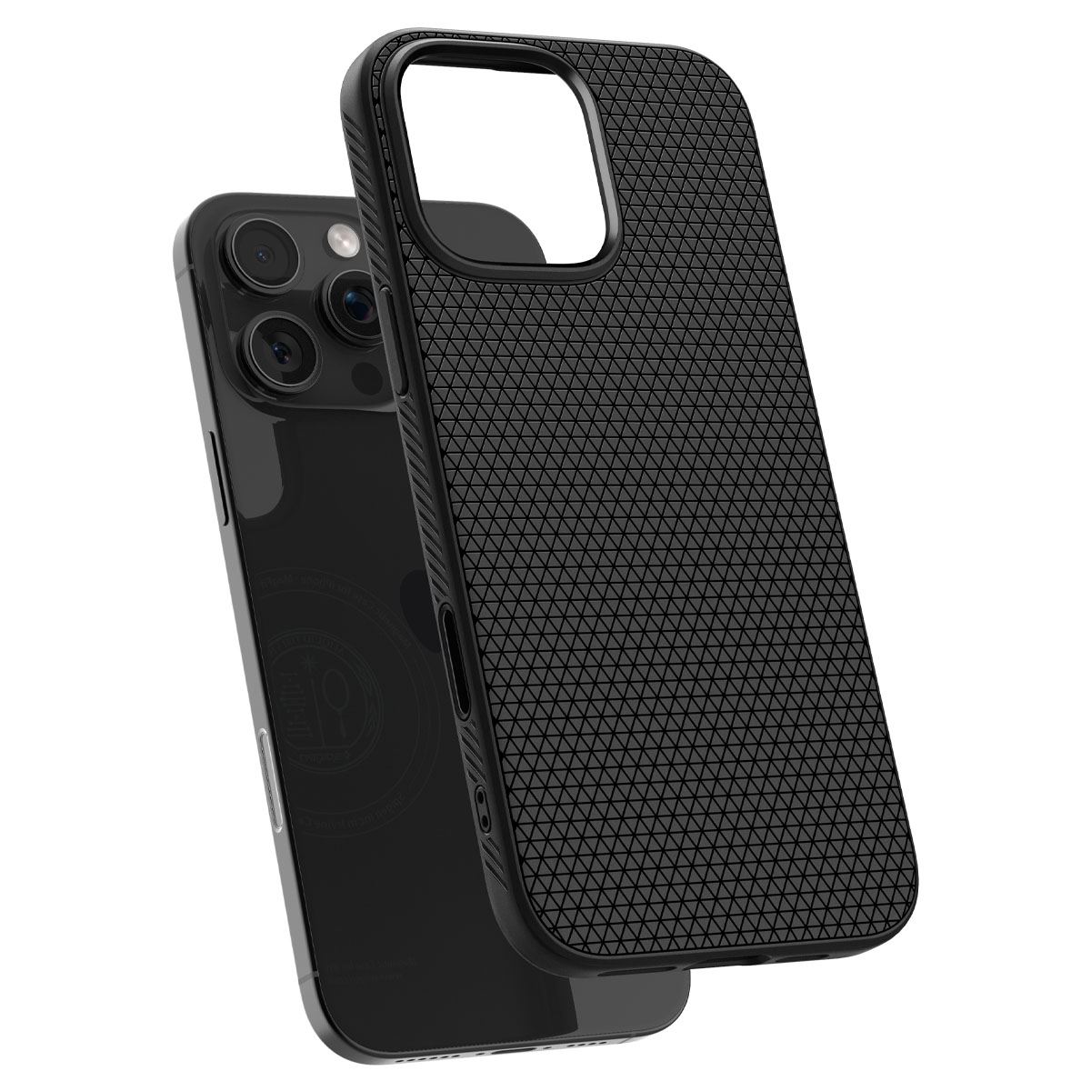 Spigen Liquid Air T MagSafe, matte black - iPhone 16 Pro (9)
