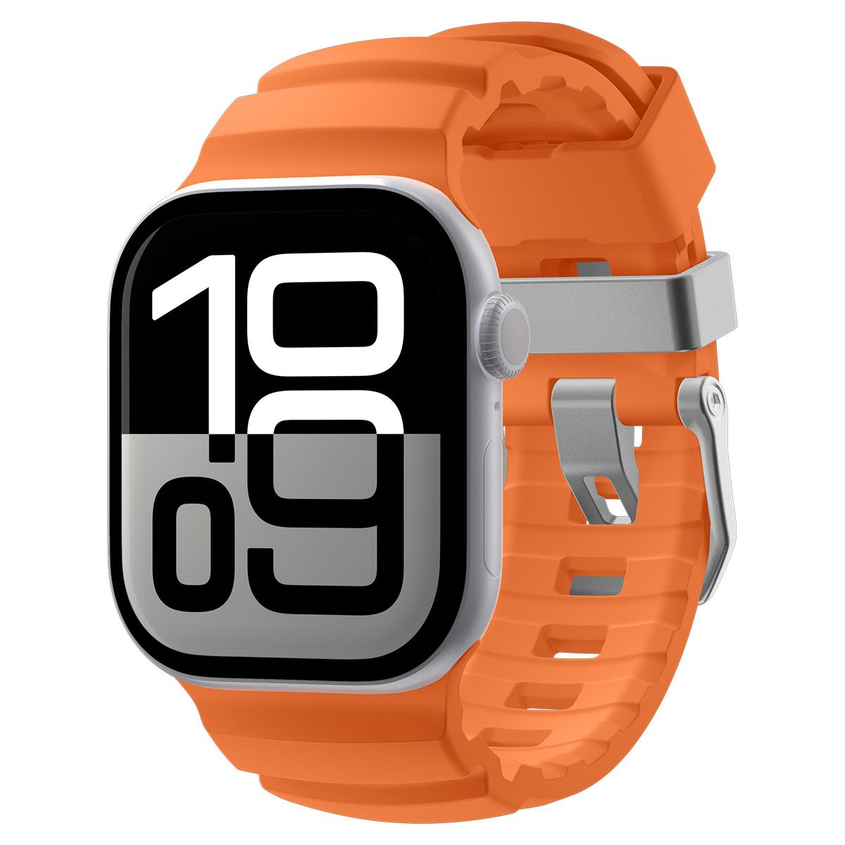 Spigen Silicone Band, orange - Apple Watch 49mm/46mm/45mm/44mm (1)
