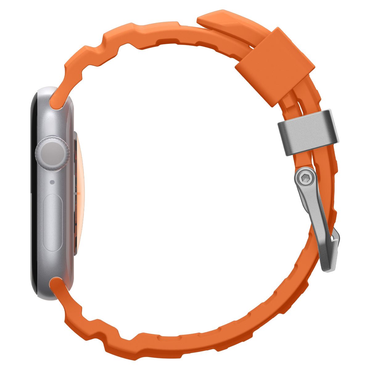 Spigen Silicone Band, orange - Apple Watch 49mm/46mm/45mm/44mm (4)