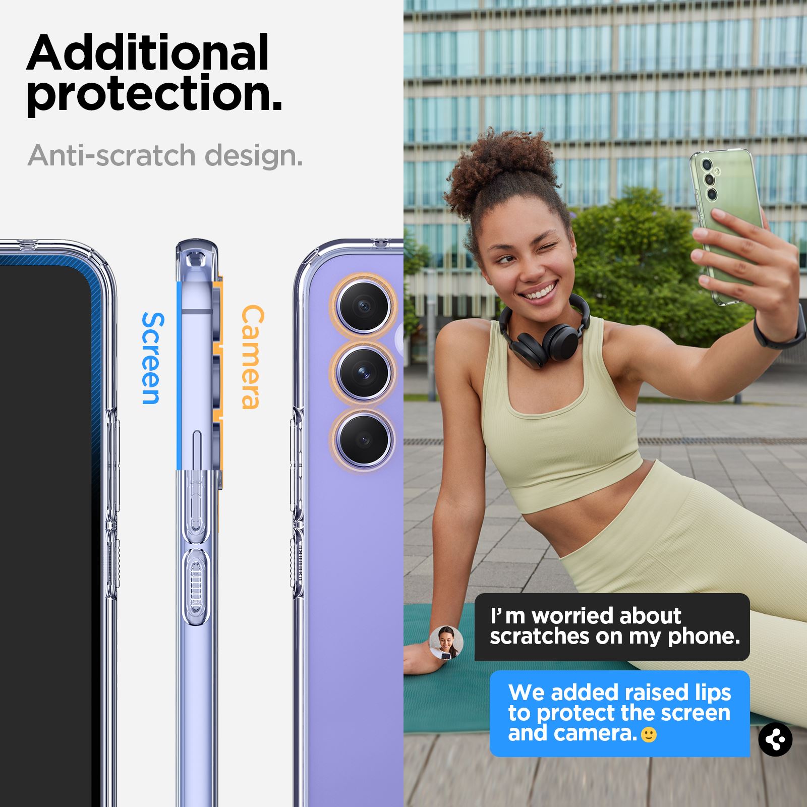 Spigen Liquid Crystal, clear - Samsung Galaxy A54 5G (14)