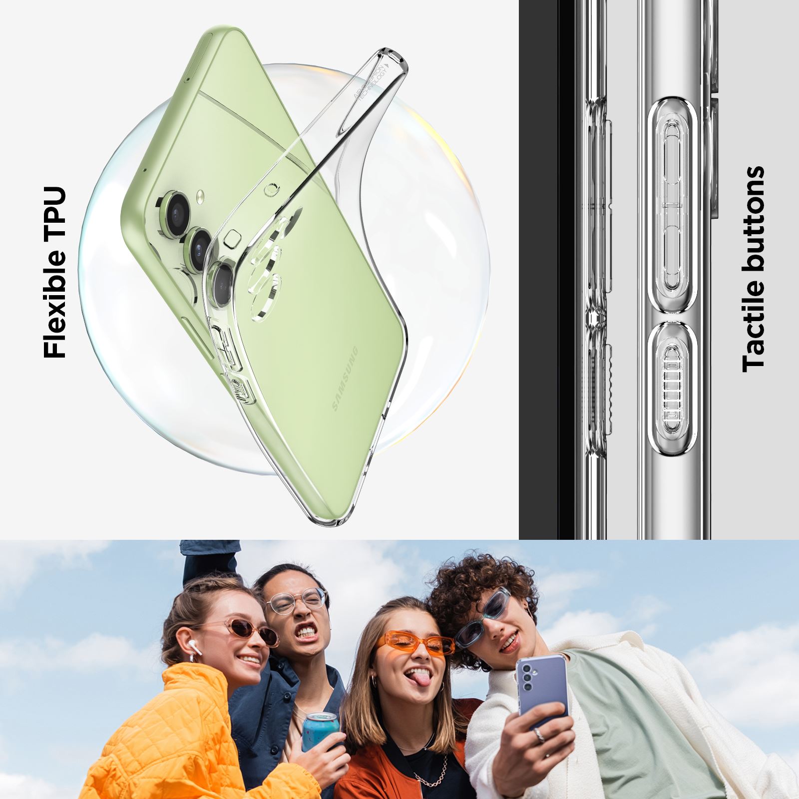 Spigen Liquid Crystal, clear - Samsung Galaxy A54 5G (15)