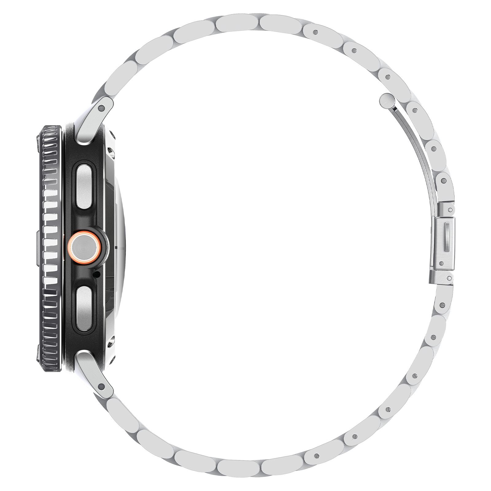 Spigen Bezel Tune (Pilot), silver - Samsung Galaxy Watch 8 Classic 46mm (3)