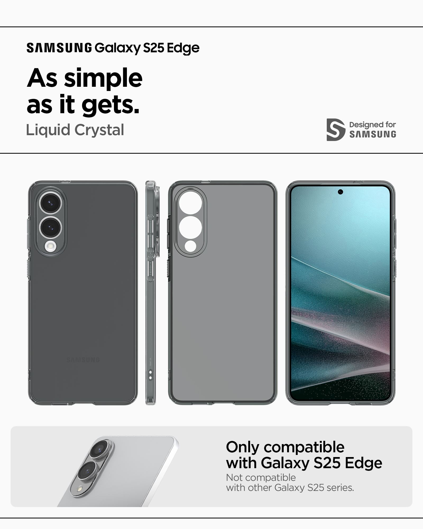 Spigen Liquid Crystal, space crystal - Samsung Galaxy S25 Edge (14)
