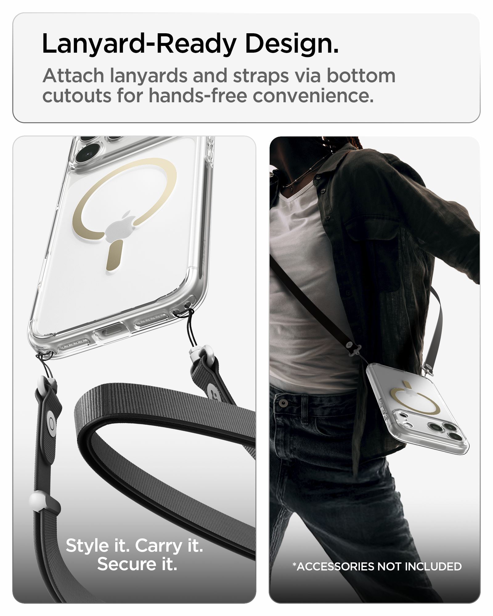 Spigen Ultra Hybrid MagSafe, clear gold - iPhone 18 Pro/17 Pro (21)
