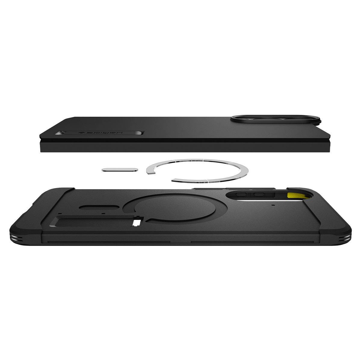 Spigen Tough Armor MagSafe, black - Samsung Galaxy S25 Edge (8)