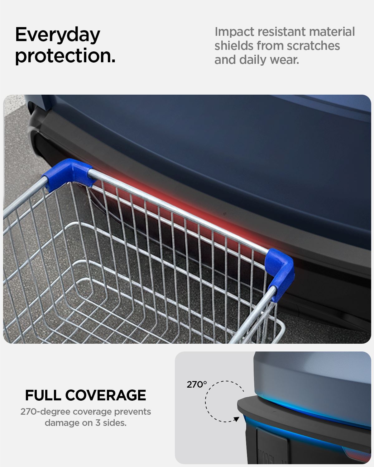 Spigen Rear Bumper Protector TG200-YJ, matte black - Tesla Model Y(Juniper)  (3)