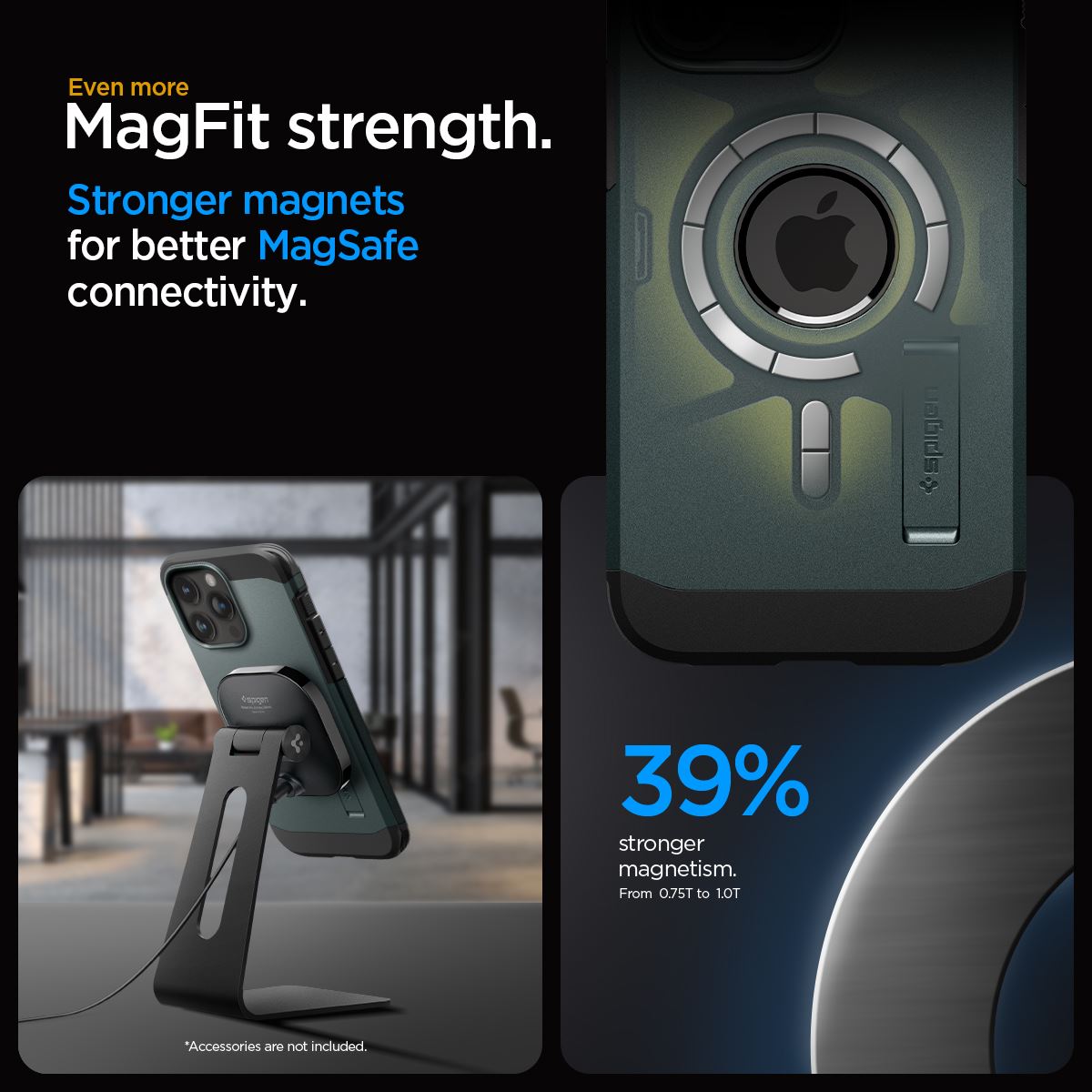 Spigen Tough Armor MagSafe, abyss green - iPhone 15 Pro (17)