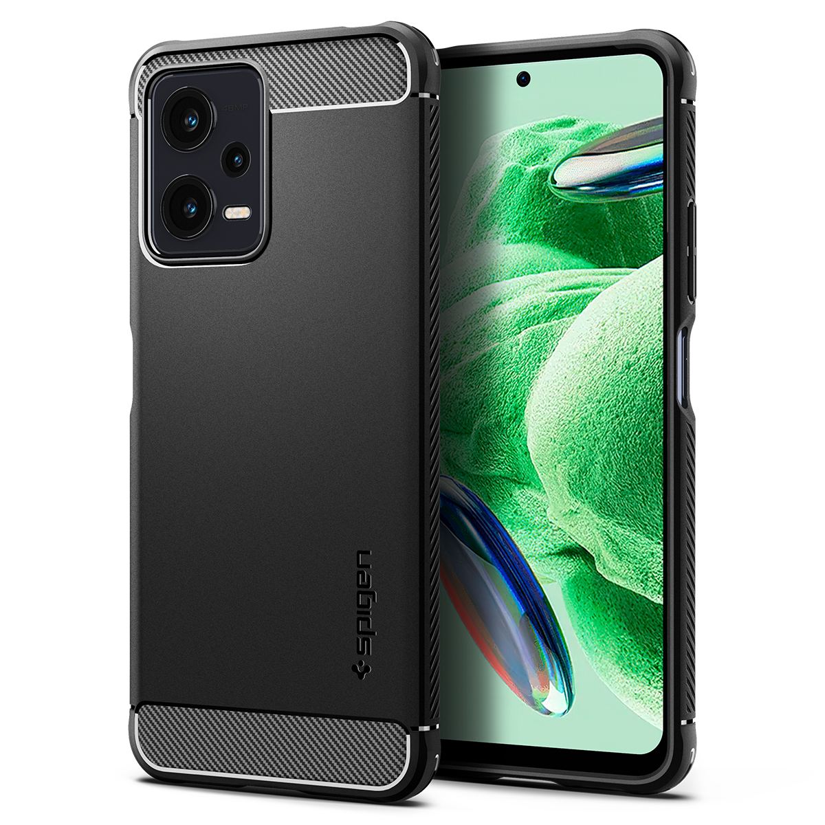 Spigen Rugged Armor, black - Xiaomi Redmi Note 12 5G/ POCO X5 5G (1)