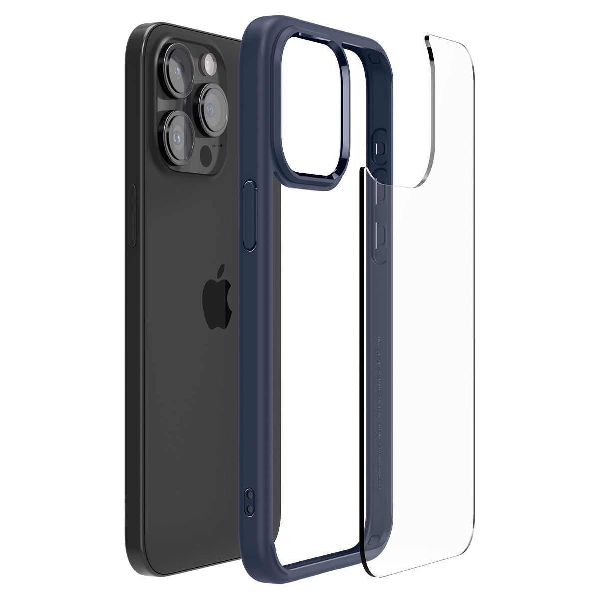 Spigen Ultra Hybrid, navy blue - iPhone 15 Pro (8)