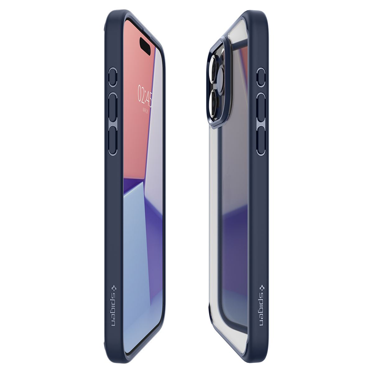 Spigen Ultra Hybrid, navy blue - iPhone 15 Pro (9)