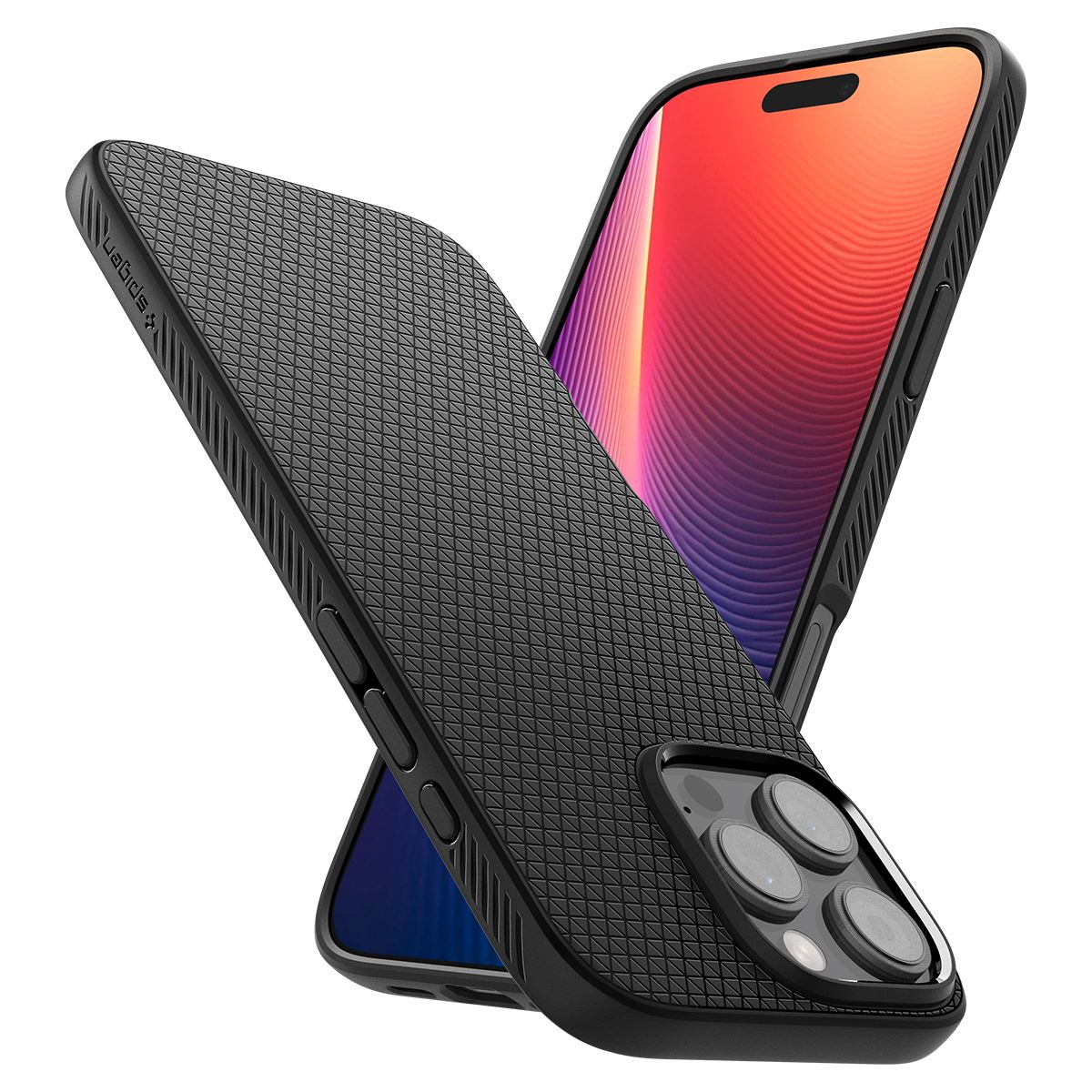 Spigen Liquid Air, matte black - iPhone 16 Pro Max (10)