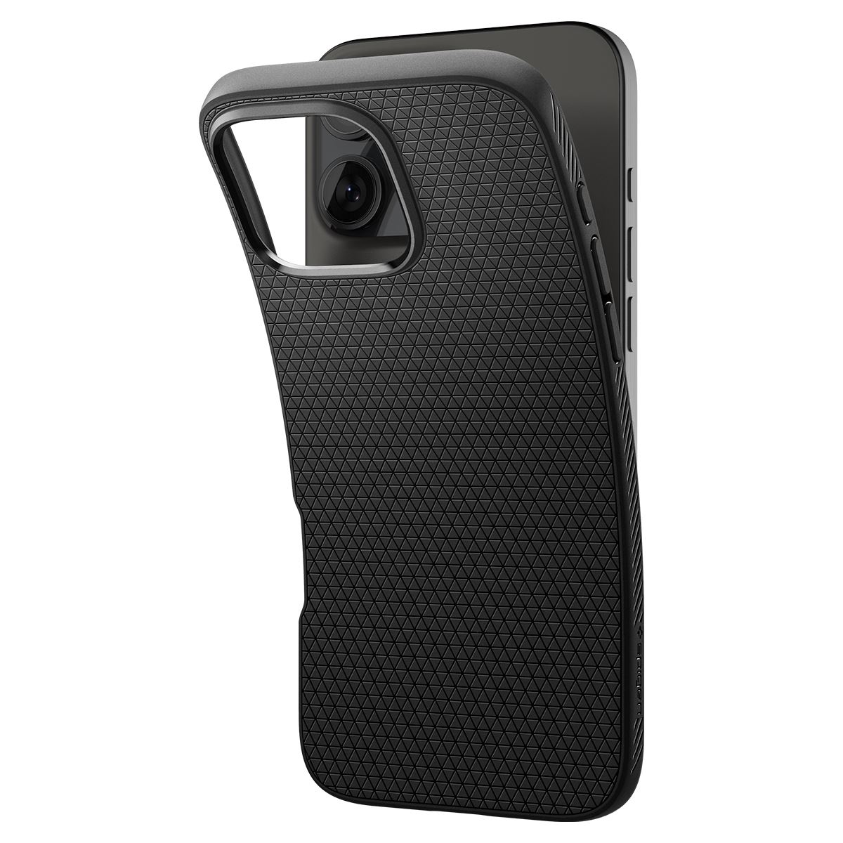 Spigen Liquid Air, matte black - iPhone 16 Pro Max (6)