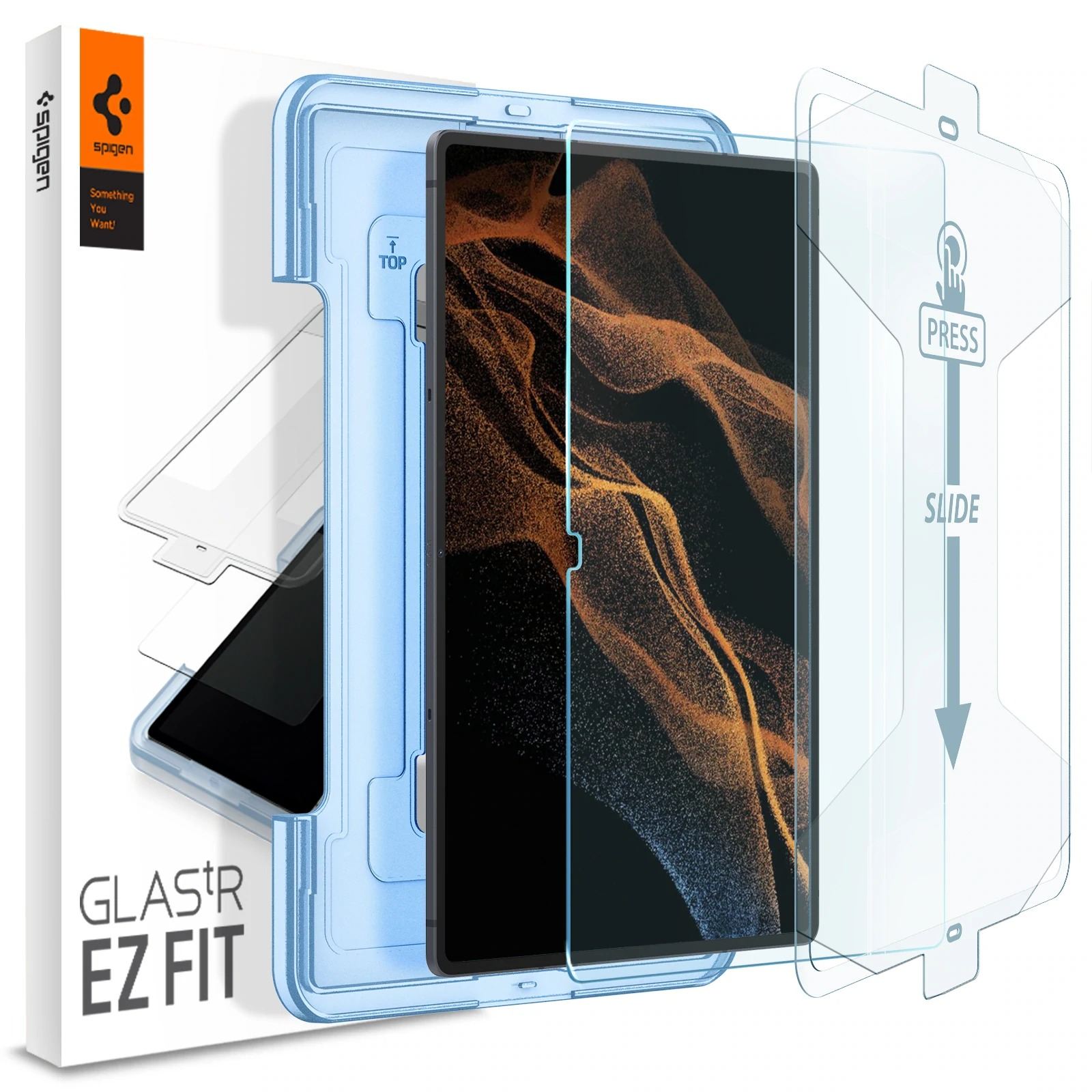 Spigen EZ Fit Glas.tR Slim 1 Pack - Samsung Galaxy Tab S8 Ultra (1)