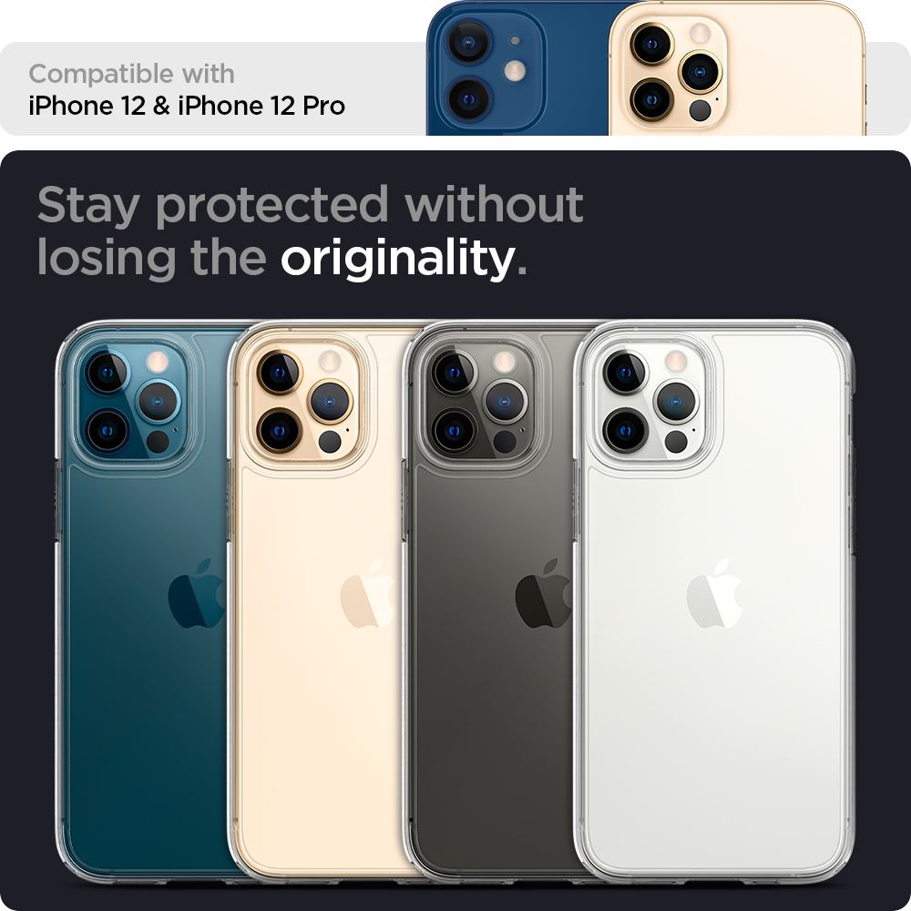 Spigen Ultra Hybrid, clear - iPhone 12/Pro (11)