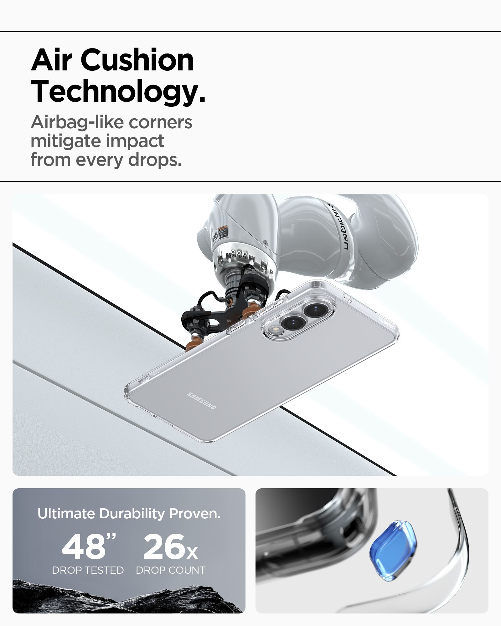 Spigen Crystal Flex, crystal clear - Samsung Galaxy S25 Edge (17)
