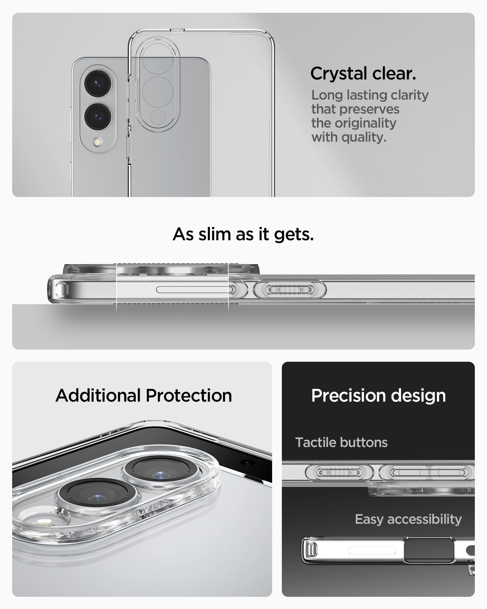 Spigen Crystal Flex, crystal clear - Samsung Galaxy S25 Edge (19)