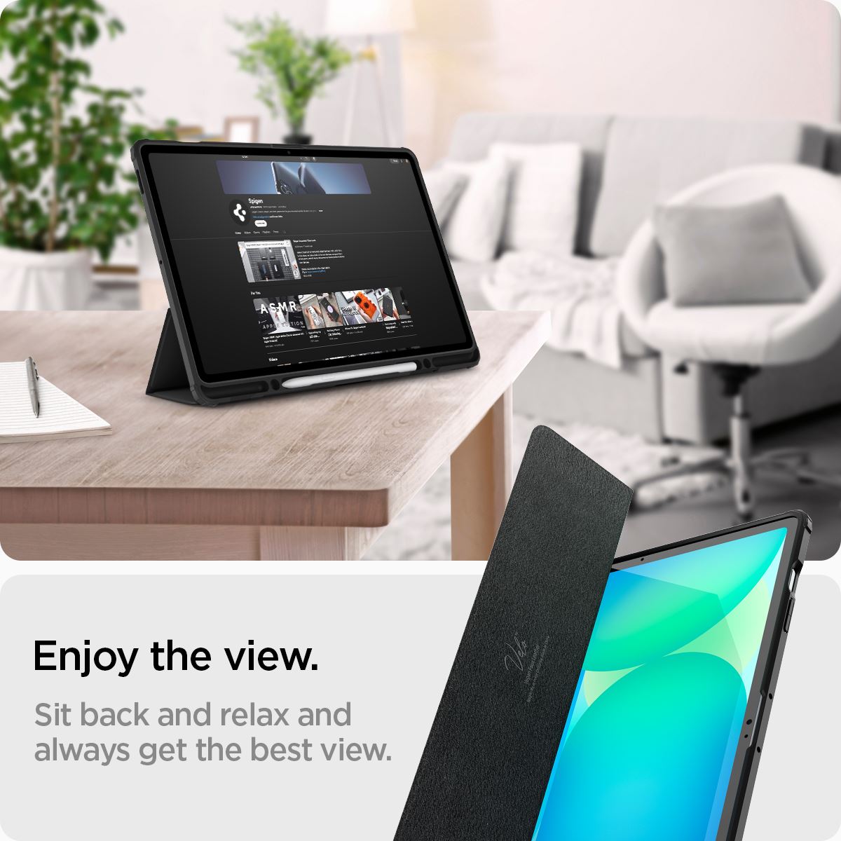 Spigen Ultra Hybrid Pro, black - Samsung Galaxy Tab S10 FE+ (14)