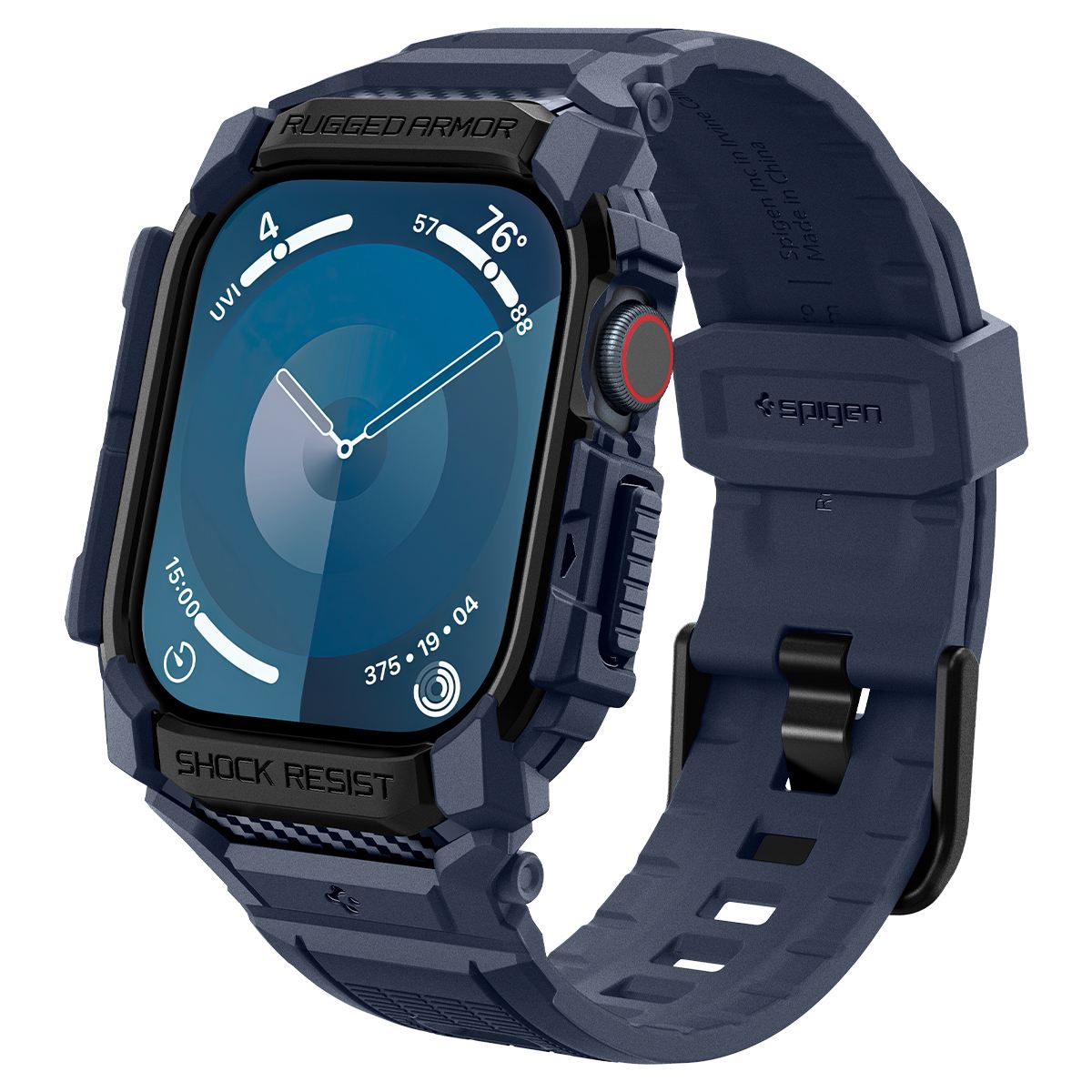 Spigen Rugged Armor Pro, navy blue - Apple Watch 10 46mm (1)