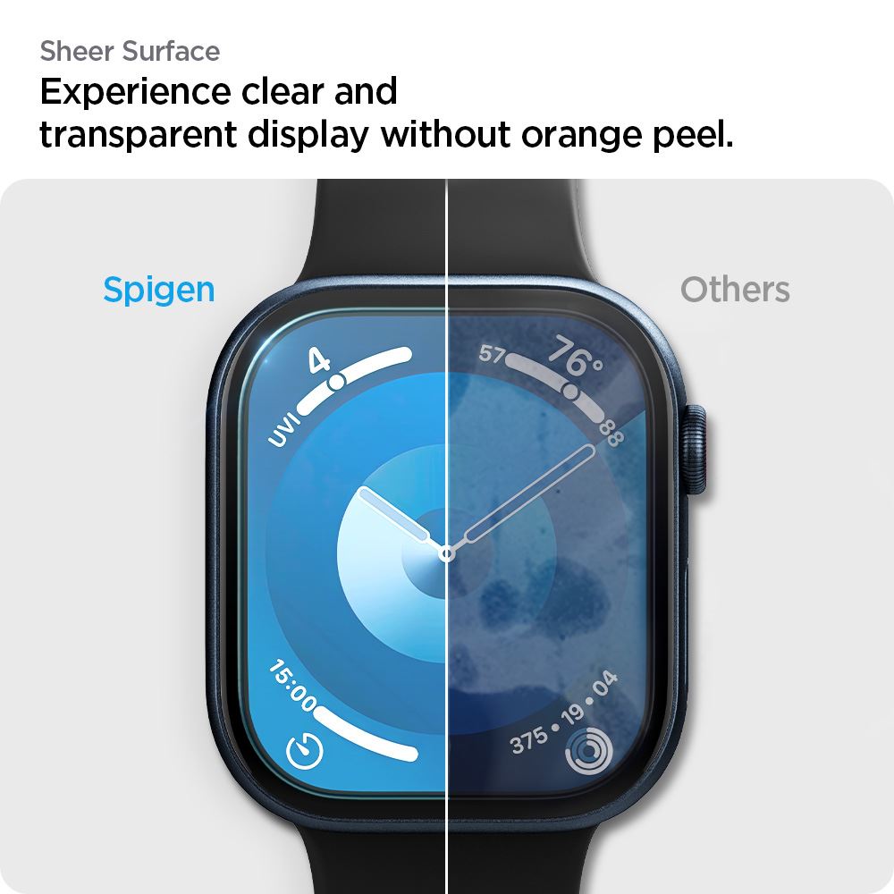 Spigen Eliteshield EZ Fit 2 Pack, transparency - Apple Watch 10 42mm (10)