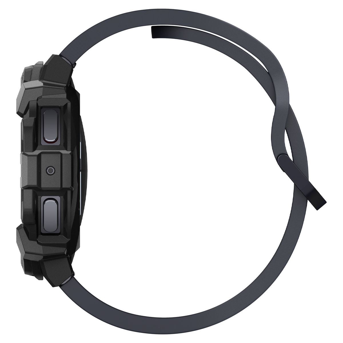 Spigen Rugged Armor, matte black - Samsung Galaxy Watch7 (44mm) (3)