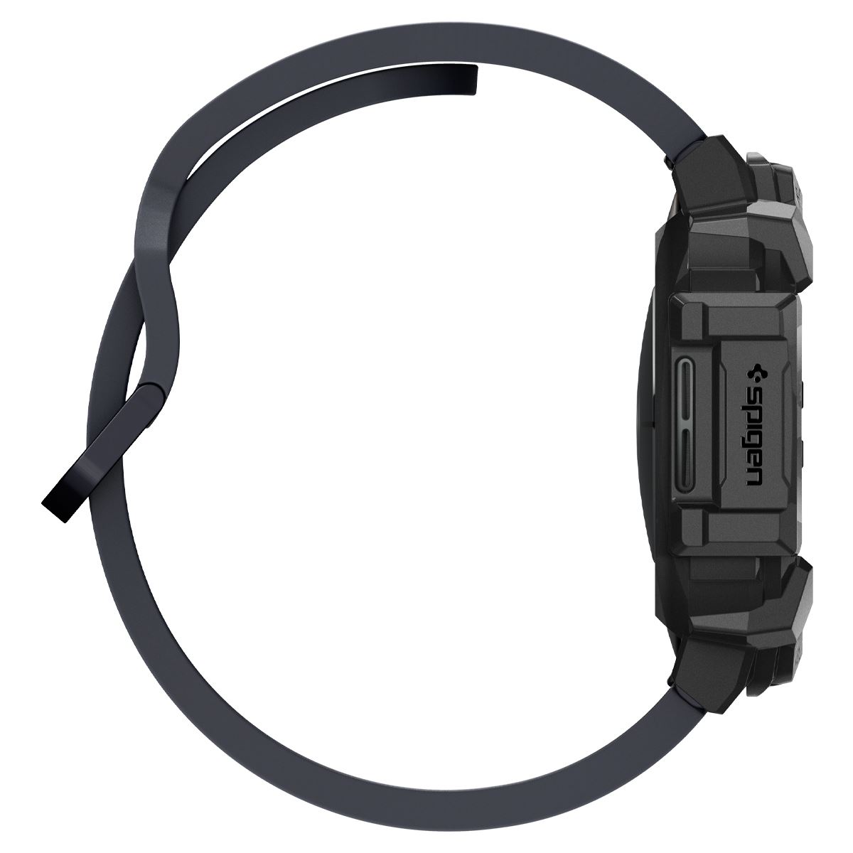 Spigen Rugged Armor, matte black - Samsung Galaxy Watch7 (44mm) (4)