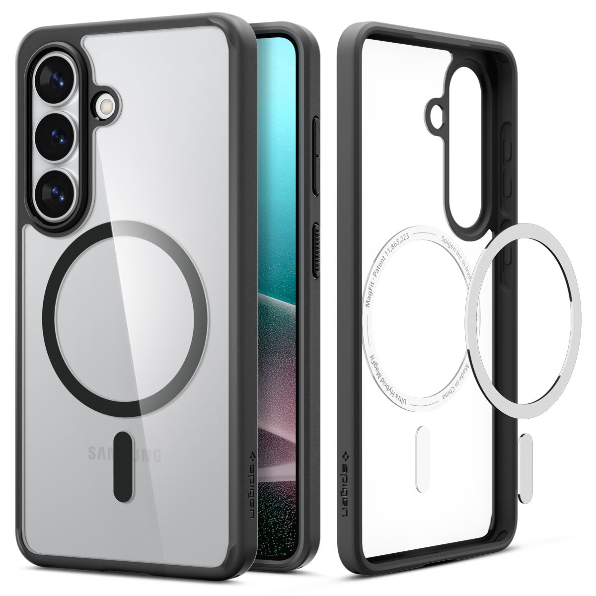 Spigen Ultra Hybrid MagSafe, matte black - Samsung Galaxy S26 (1)