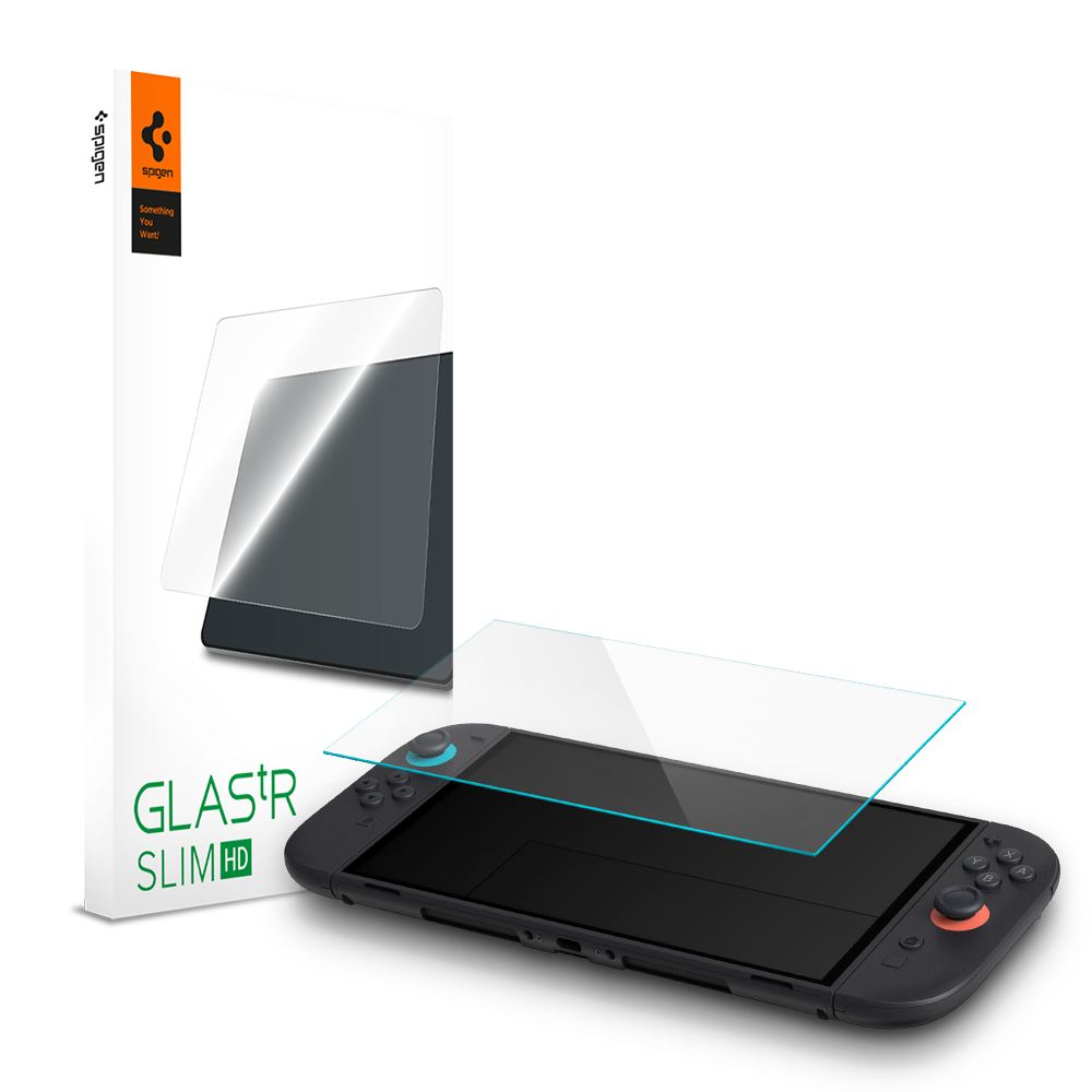 Spigen Glass tR Slim HD 2 Pack - Nintendo Switch 2 (1)